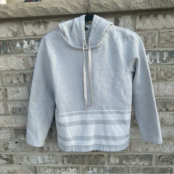 J. Crew Light Gray Fleece Pullover - Picture 1 of 7